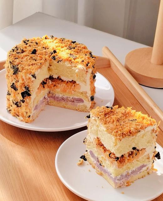 金沙咸蛋黄芋泥肉松蛋糕-自提价格 商品图0