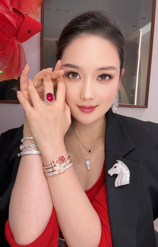 时尚欧美潮流玫瑰金色手镯10976SGO 商品图2