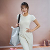 【限时秒】YOGACODE【火树银花系列】瑜伽短袖带胸垫镂空美背瑜伽服女紧身显瘦运动t恤DWY116001 商品缩略图4