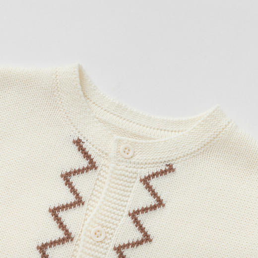 巴拉巴拉宝宝童装针织马甲婴儿男童坎肩背心撞色提花时尚气质潮流 商品图3