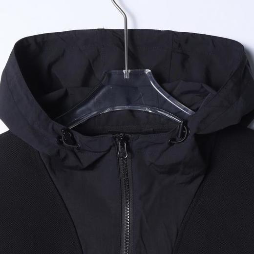 24616SDSA男士秋冬新款痞帅男装韩版时尚拼接半拉链连帽卫衣百搭宽松 商品图2