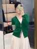 女款修身羊毛针织开衫毛衣lv022 商品缩略图3