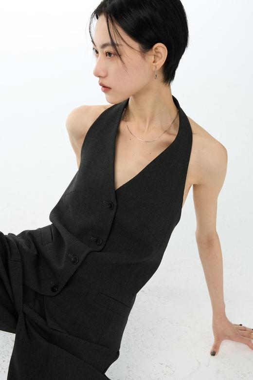 Kai & Kiera 高级感干练通勤挂脖马甲长裤套装 22023 商品图6