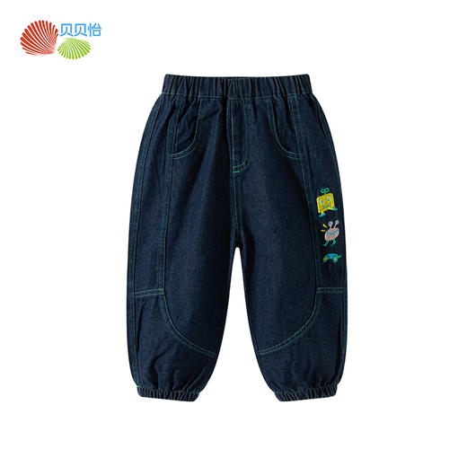 贝贝怡男童牛仔长裤ZB1FK008 商品图7