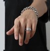 满天星戒指情侣款，原版同款材质钛钢 商品缩略图5