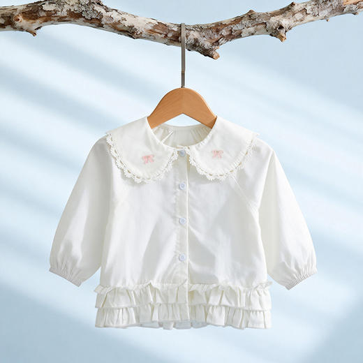 贝贝怡女童长袖衬衫ZB1FS014 商品图3