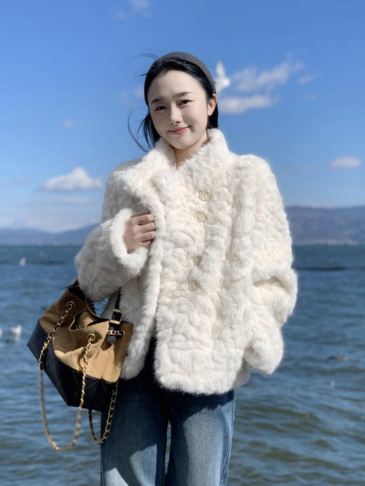 【百图lulu定制】【高原皮草】 毛质厚实 精致优雅 皮草外套 商品图4