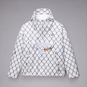 Napapijri 男士字母徽标贴片连帽卫衣 格子 NP0A8AROFC31