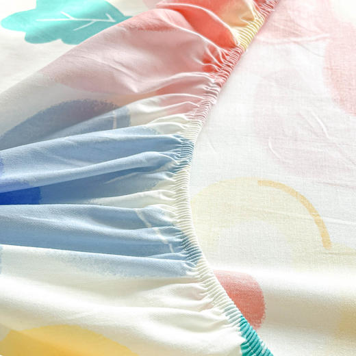 【品牌直发】加倍生活 亲肤舒适全棉纯棉印花床单/床笠单件 多色可选 1.5m/1.8m床可选 商品图4