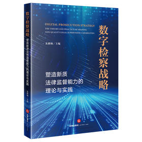 数字检察战略：塑造新质法律监督能力的理论与实践 朱雅频主编 法律出版社