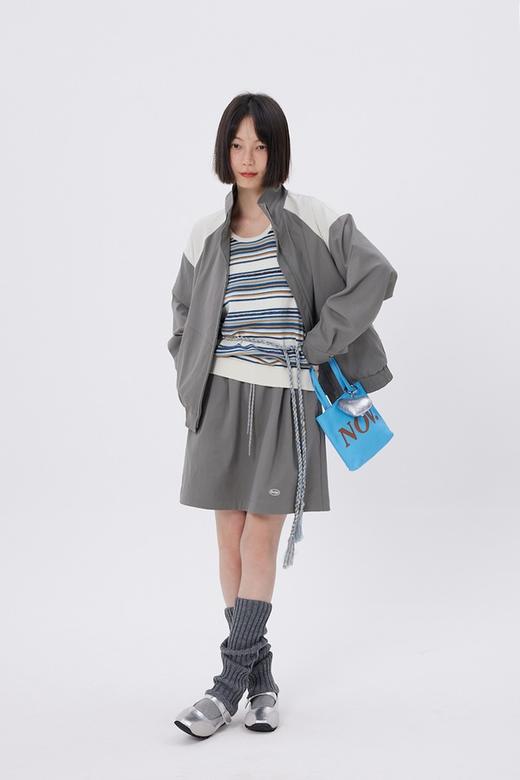 LNNNS 时尚拼色休闲运动风半裙套装 21851 商品图1