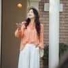 【林栖设计小店】手工钩花|桑蚕丝镂空肌理轻盈透气2026春新款多色真丝衫1961127 商品缩略图5