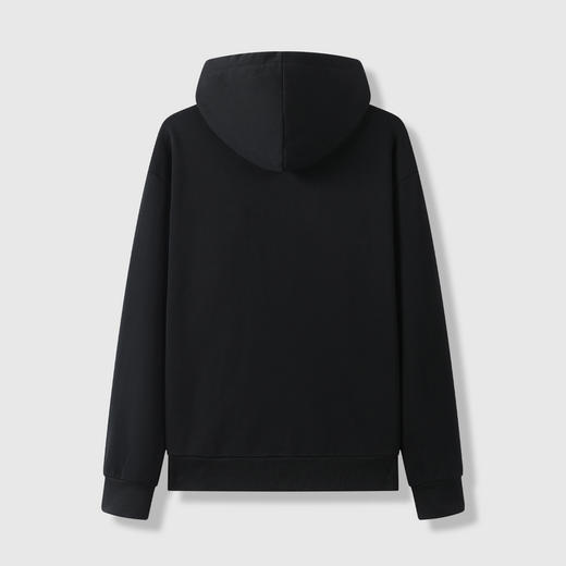 GXG男装26春季时尚抽绳简约百搭宽松连帽休闲男式开襟拉链卫衣K&C 商品图3