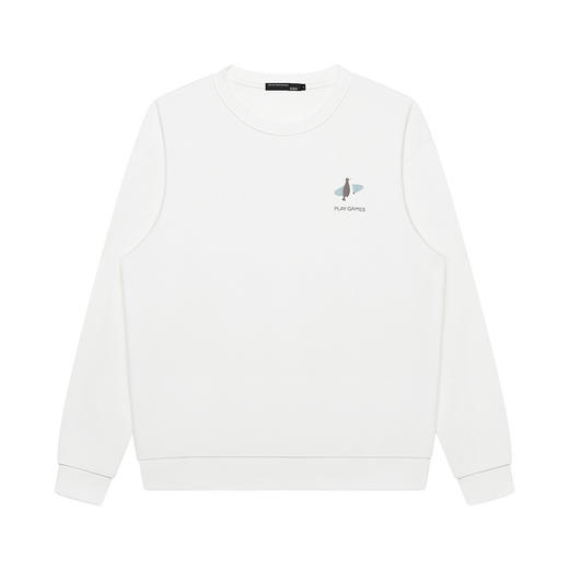 GXG男装【四只企鹅】秋季时尚潮流前后背个性印花男式圆领卫衣K&C 商品图1