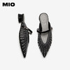 【上新】MIO米奥时装凉鞋尖头网面水钻女鞋2026夏季新款低跟法式拖鞋单鞋M262240456 商品缩略图3