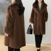 休闲宽松加厚皮草，一体毛绒大衣HR-ZMFS23161 商品缩略图3