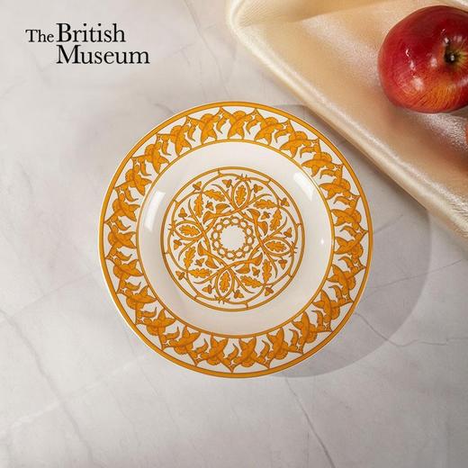 大英博物馆 马约里卡系列 拜占庭纹样 陶瓷盘-金缕缠枝 商品图0