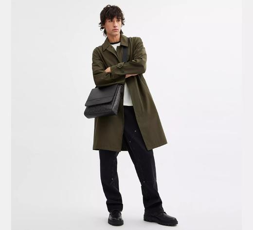 3折！Coach 男士经典老花Houston翻盖挎包 商品图1