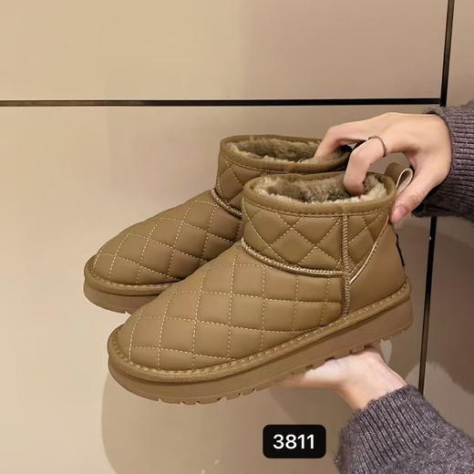 【HF】无忧购“清仓福利”冬季防水皮面棉鞋加绒加厚防水女款雪地靴3811/3823/3825/3856（截单后3-5天发货） 商品图9