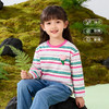 贝贝怡童装女童长袖条纹T恤纯棉上衣2026春季新款儿童打底衫潮ZB1FS037 商品缩略图5