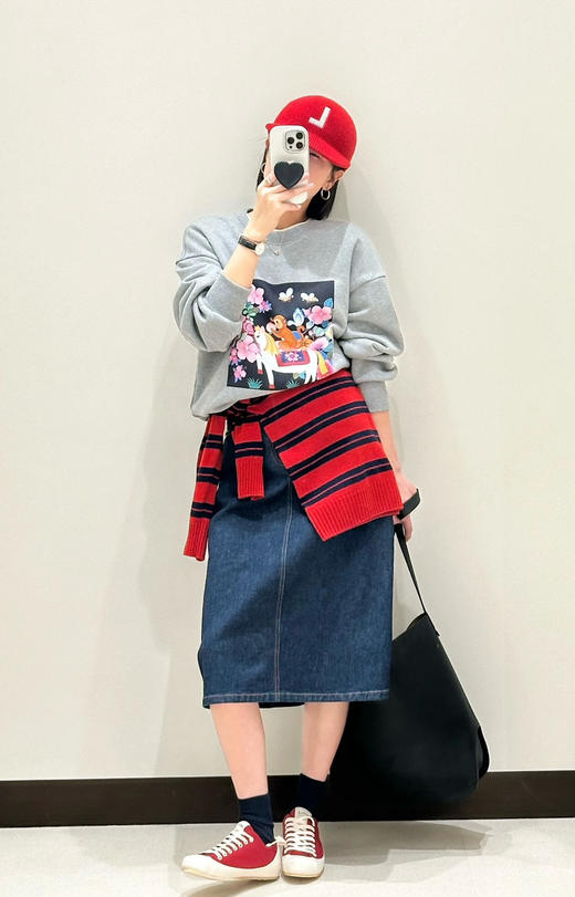 【秒杀价已调 直接拍】小禾 2026 毛圈棉 慵懒感 新年系列设计款 马上封侯印花 胶囊系列 宽版卫衣 商品图11