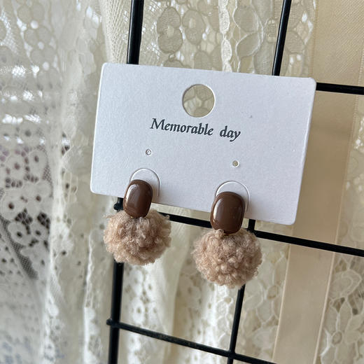 美拉德复古风 银针耳环-纪念日百货门店同款168445071 商品图3