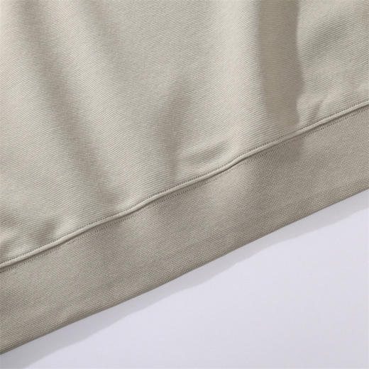 罗蒙春秋款男士落肩设计假两件卫衣百搭通勤宽松休闲上衣圆领套头卫衣 商品图8