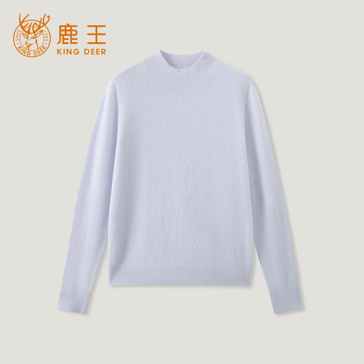 KINGDEER/KD 秋冬新款女式长袖半高领羊绒衫L805747鹿王 红色 商品图11