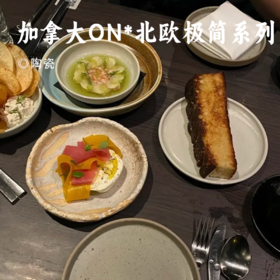 加拿大ON*北欧极简系列 | 西餐盘/长方形盘 原生肌理 多种形态 餐具