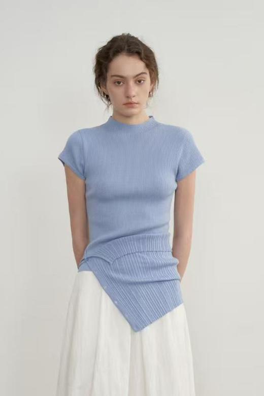 LNNNS 高级时尚叠穿修身T恤两件套 21854 商品图1