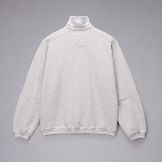 Napapijri 男士字母徽标印花混纺棉质长袖卫衣 灰色 NP0A8B384301 商品图1