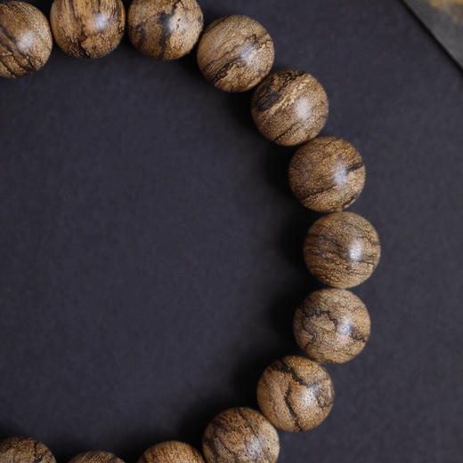 【青山特惠】1.2*19颗 正区达拉干野生老料沉香手串 11g c0010 商品图7