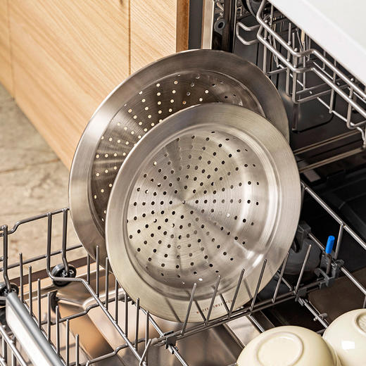 摩登主妇蒸盘家用圆形304不锈钢万用蒸笼屉蒸架炒锅汤锅蒸锅蒸格 商品图3