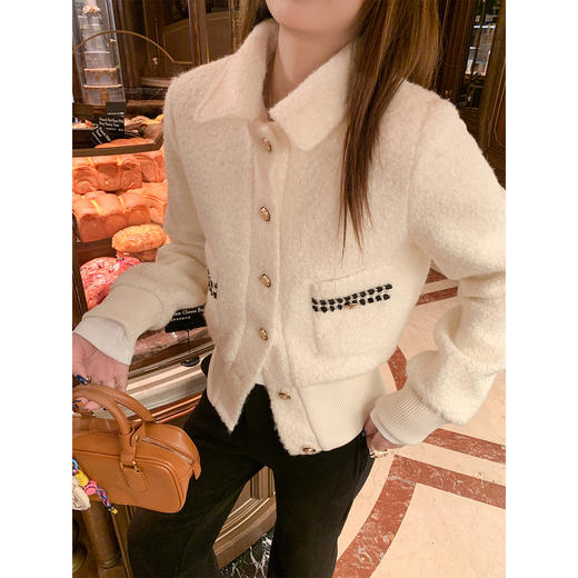 <曾小咸推荐>现货秒杀 ！微信超特价！小香风羊羔毛绒短外套 日常299.99 立减160 秒杀139.99！！ 商品图4