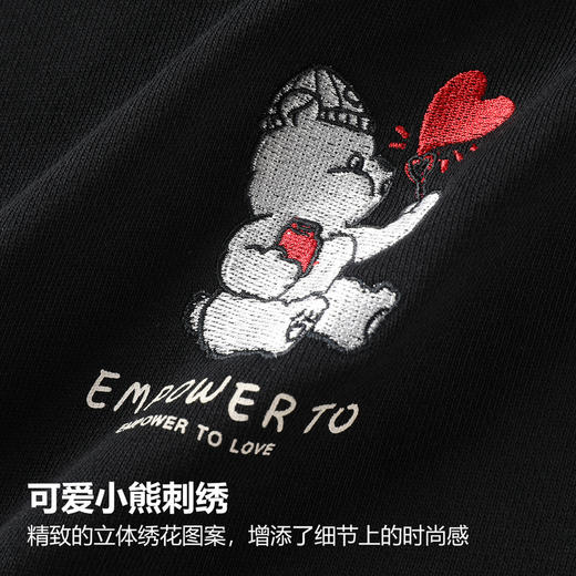 GXG男装【100%棉】男女情侣款简约圆领卫衣K&C 商品图4