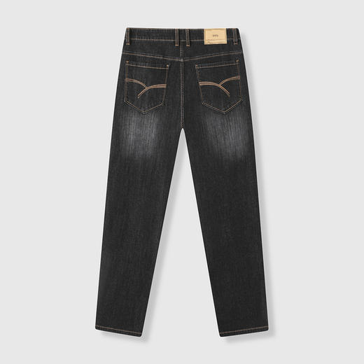 GXG男装26春季复古时尚牛仔裤日常通勤简约潮流百搭男式直筒裤K&C 商品图5