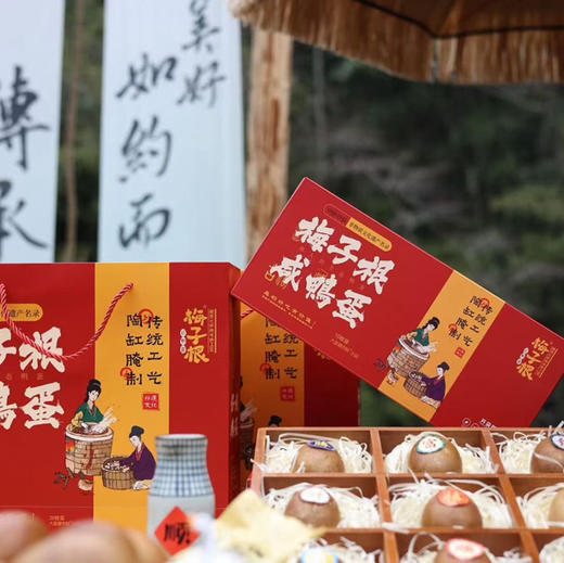 【兼具养生功效的非遗梅子根鸭蛋】闽西北祖传秘方梅子根精华的融入可以祛C湿气让Y蛋兼具美味与养生双重价值 商品图1