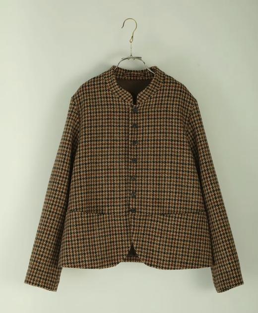 ECOLE DE CURIOSITES复古格纹短外套 商品图10