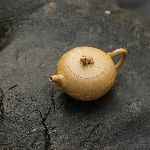 龙德堂陶艺 徐飞制《清雅》原矿黄金段 330cc 库存请咨询客服 商品图4