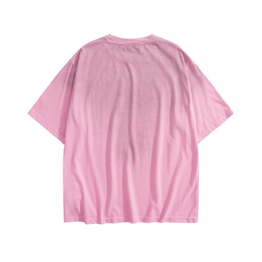 中性款做旧印花短袖T恤fe001 商品图1