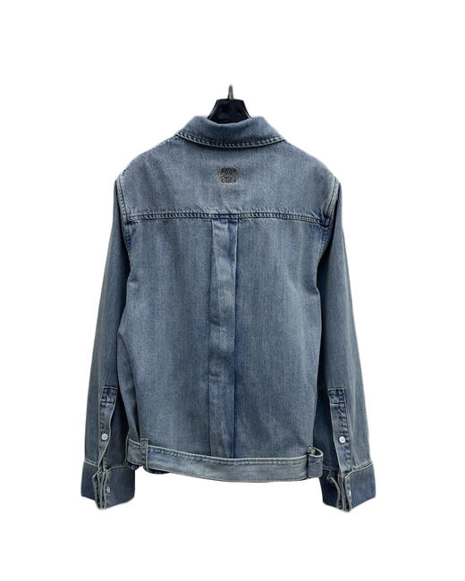 女款刺绣斜开襟牛仔外套 可配套装la014 商品图1