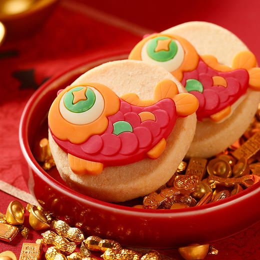 【缤纷曲奇·马上福禄】悠享时黄油曲奇饼干礼盒装马年礼物新年零食大礼包特产生日伴手礼300g 商品图5