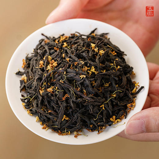 【春季茶礼】茶叶 桂花红茶  茶叶礼盒 桂花 一马当先 茶饮 五虎 250g 商品图4