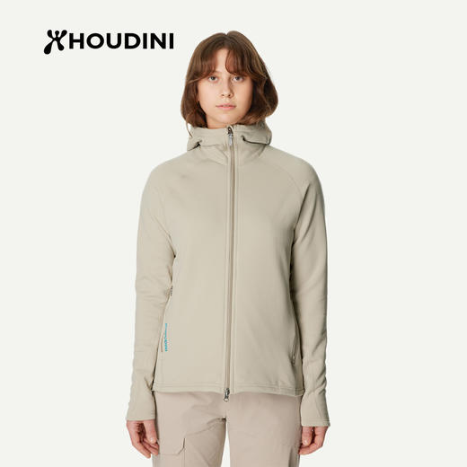 HOUDINI胡丁尼 首发·亚洲版高阶魔术大师25秋新女连帽抓绒衣外套 830018 商品图13