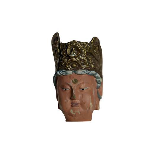 彩绘木雕菩萨头像冰箱贴摆件文创礼品树脂材质旅行纪念品伴手礼 商品图4