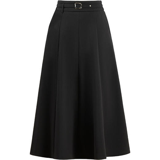 「自」全新升级【铂金会员128/天猫169/差价41】(14042)洛诗琳气质通勤半身裙2026春季新款高腰显瘦中长款A字裙 商品图4