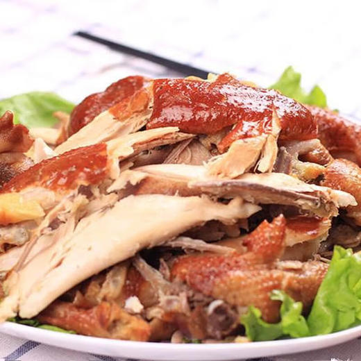 骆驼房子特产烧鸡整祇五香扒鸡熏鸡熟食零食真空装即食900g 酱香烧鸡900g 商品图1