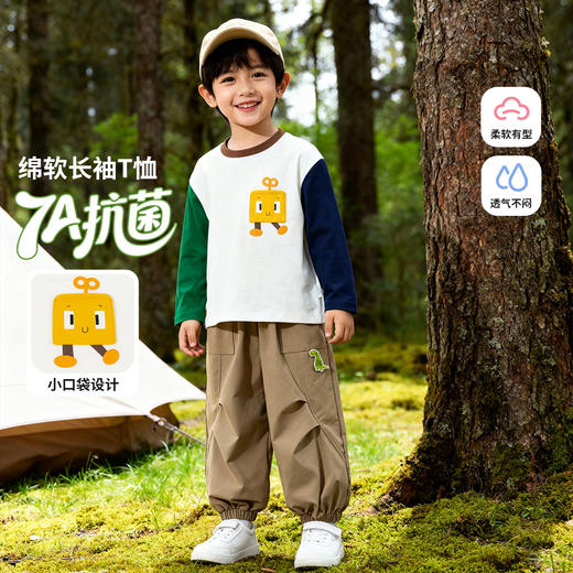 贝贝怡男童长袖T恤ZB1FS003 商品图3