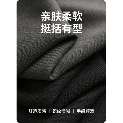 GXG男装秋季时尚撞色口袋设计潮流运动休闲男式圆领宽松卫衣K&C 商品图8