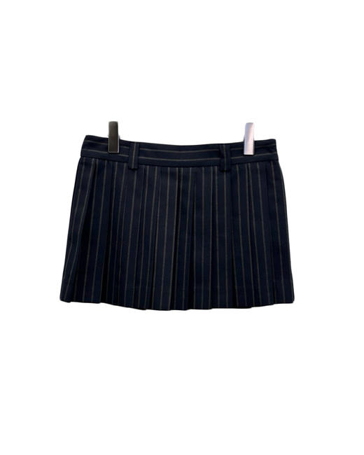 女款条纹百褶半裙he017 商品图0